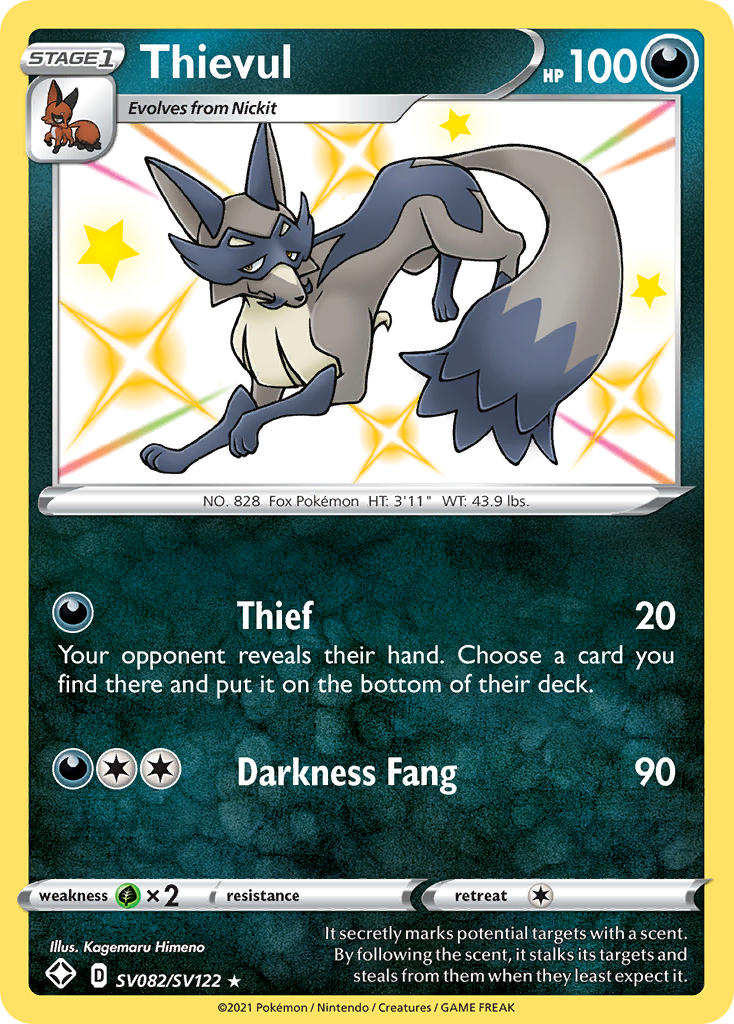 Thievul (SV082/SV122) [Sword & Shield: Shining Fates] | L.A. Mood Comics and Games