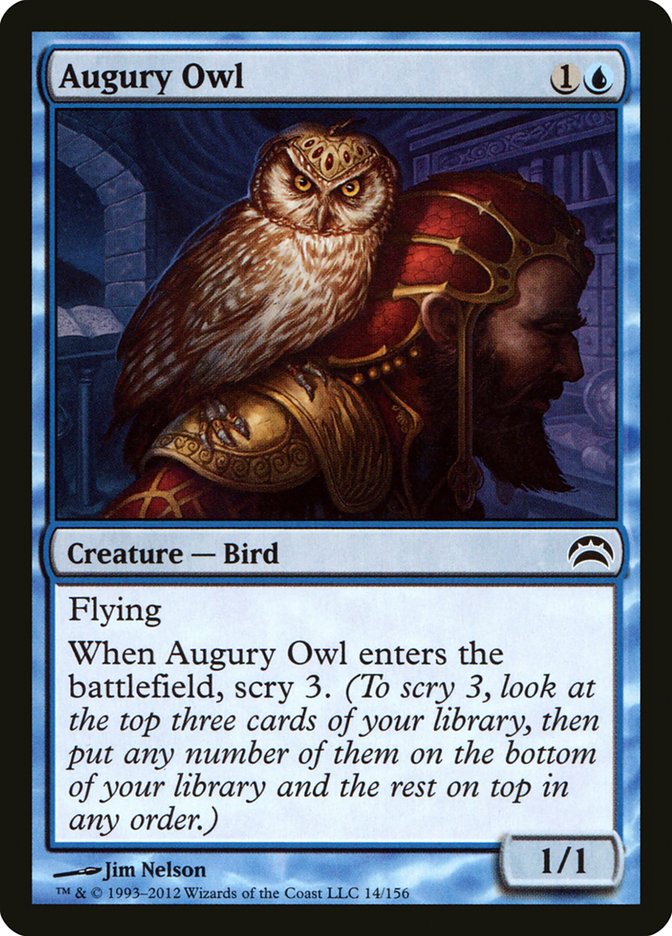 Augury Owl [Planechase 2012] | L.A. Mood Comics and Games