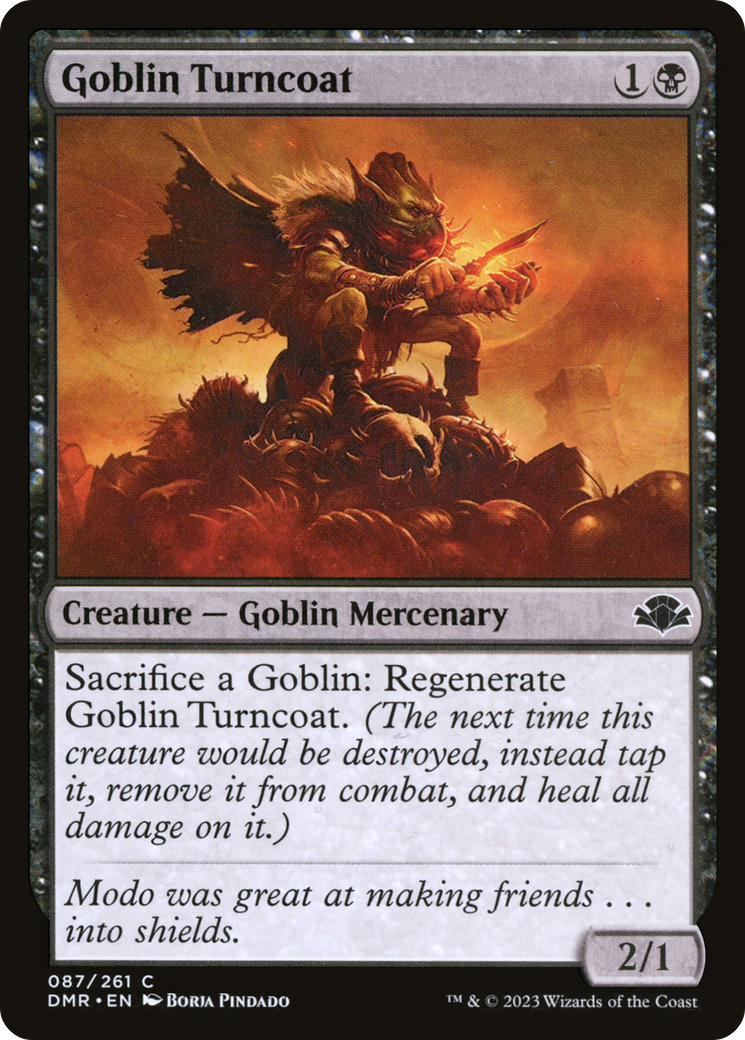 Goblin Turncoat [Dominaria Remastered] | L.A. Mood Comics and Games