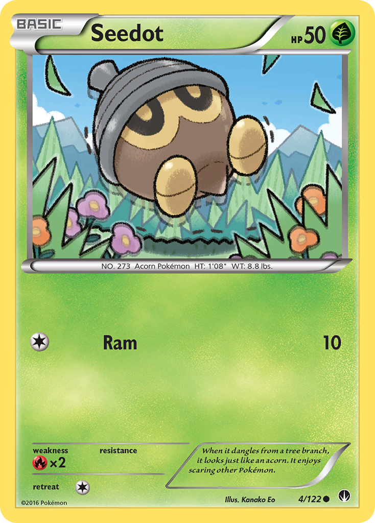 Seedot (4/122) [XY: BREAKpoint] | L.A. Mood Comics and Games