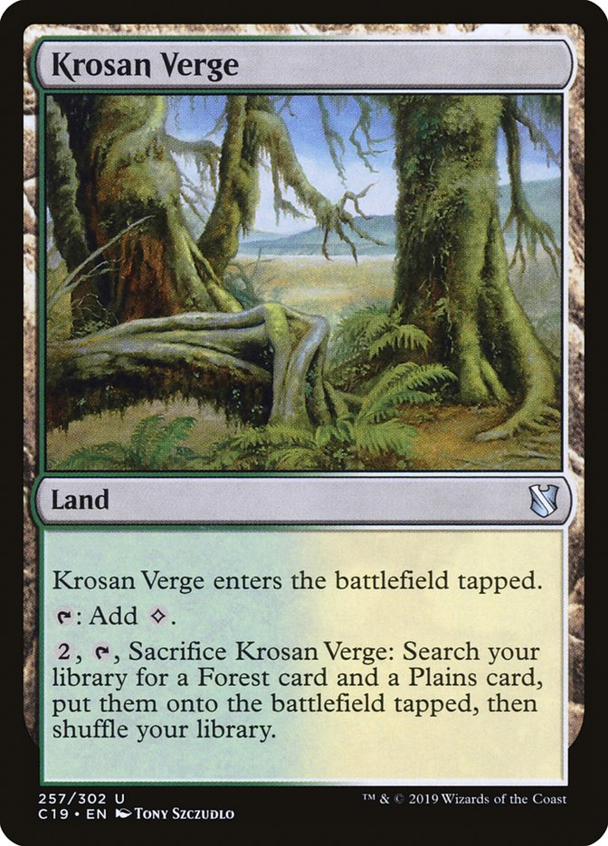 Krosan Verge [Commander 2019] | L.A. Mood Comics and Games