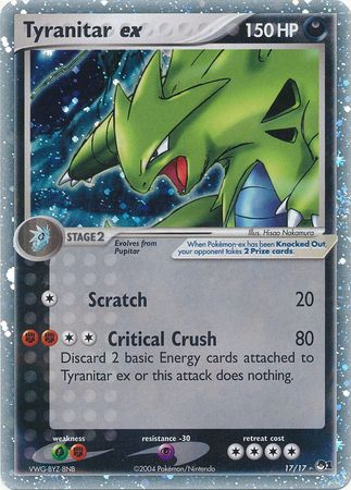 Tyranitar ex (17/17) (Holo) [POP Series 1] | L.A. Mood Comics and Games