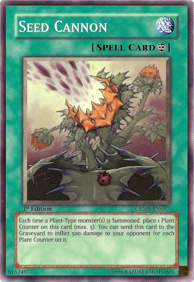 Seed Cannon [CRMS-EN057] Common | L.A. Mood Comics and Games