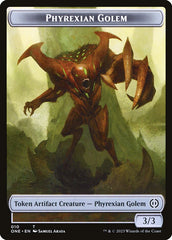 Phyrexian Goblin // Phyrexian Golem Double-Sided Token [Phyrexia: All Will Be One Tokens] | L.A. Mood Comics and Games