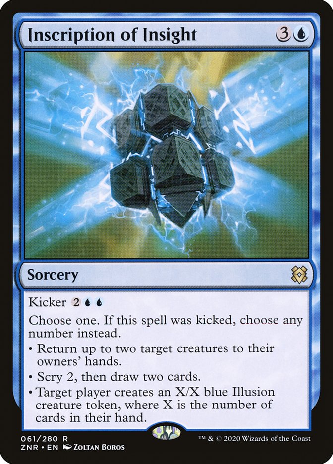Inscription of Insight [Zendikar Rising] | L.A. Mood Comics and Games