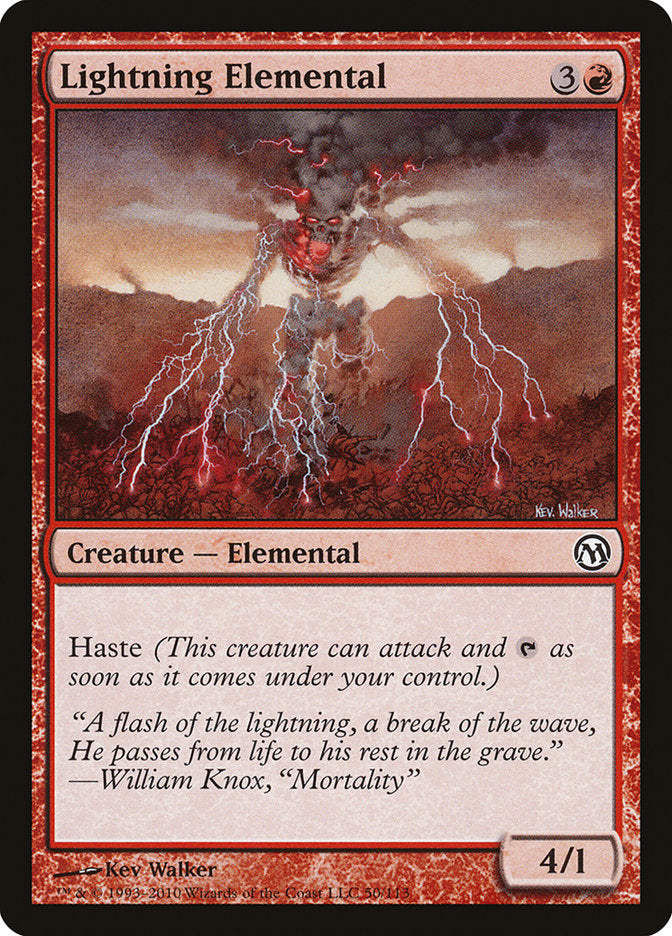 Lightning Elemental [Duels of the Planeswalkers] | L.A. Mood Comics and Games