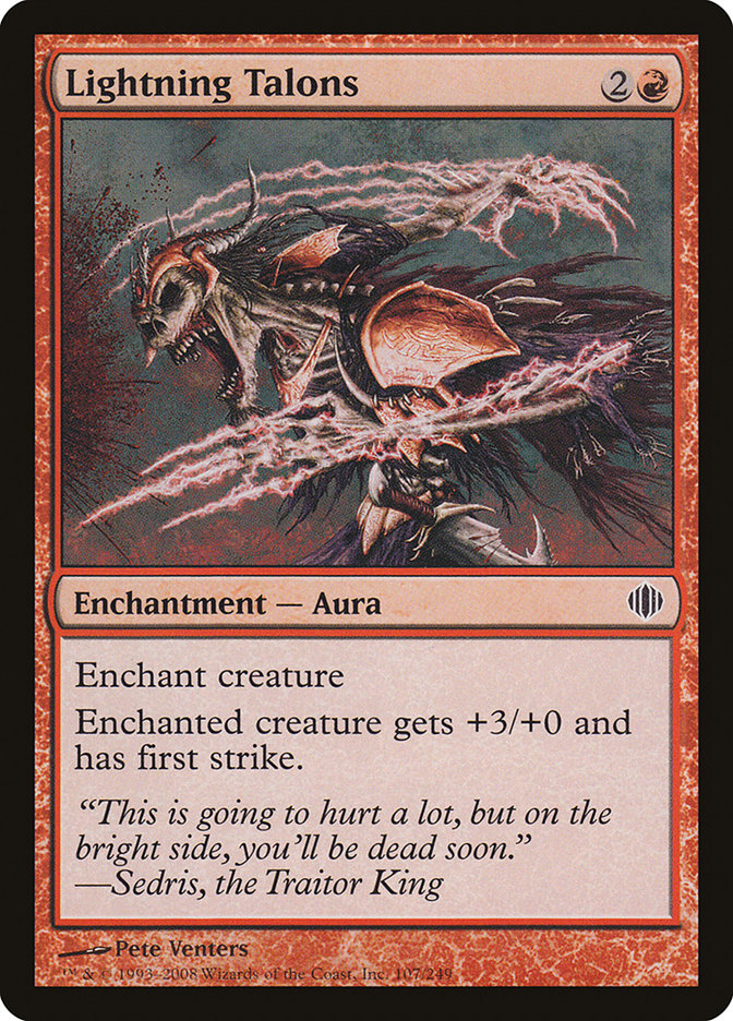 Lightning Talons [Shards of Alara] | L.A. Mood Comics and Games