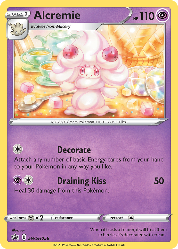 Alcremie (SWSH058) [Sword & Shield: Black Star Promos] | L.A. Mood Comics and Games