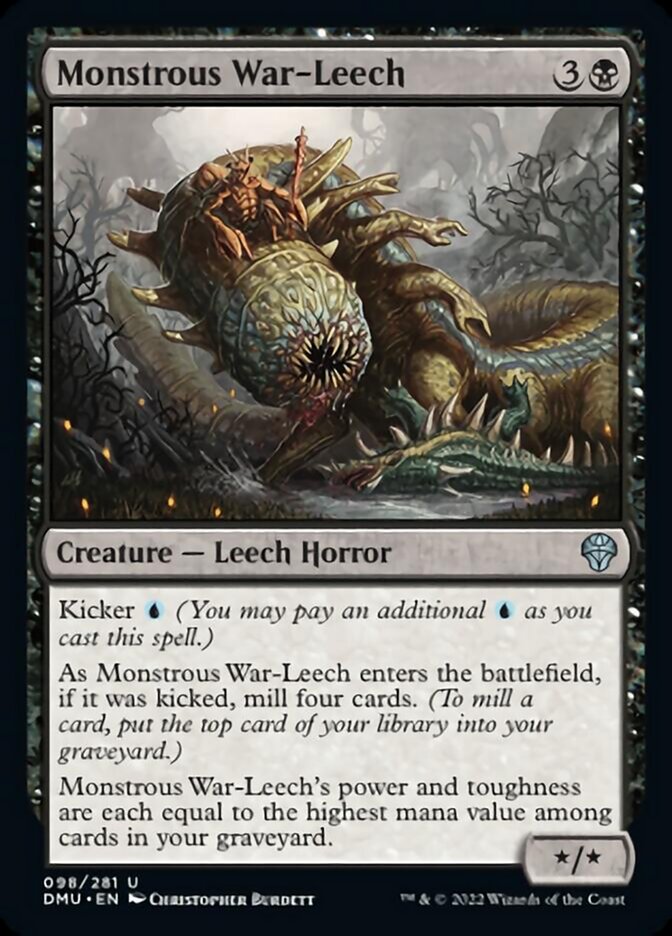 Monstrous War-Leech [Dominaria United] | L.A. Mood Comics and Games