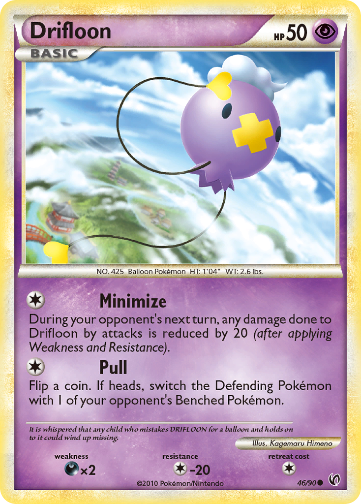 Drifloon (46/90) [HeartGold & SoulSilver: Undaunted] | L.A. Mood Comics and Games