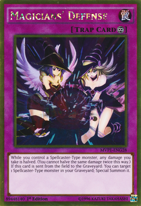 Magicians' Defense [MVP1-ENG28] Gold Rare | L.A. Mood Comics and Games