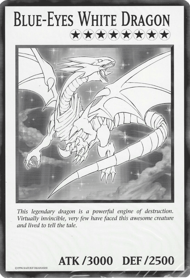 Blue-Eyes White Dragon (Oversized) Common | L.A. Mood Comics and Games