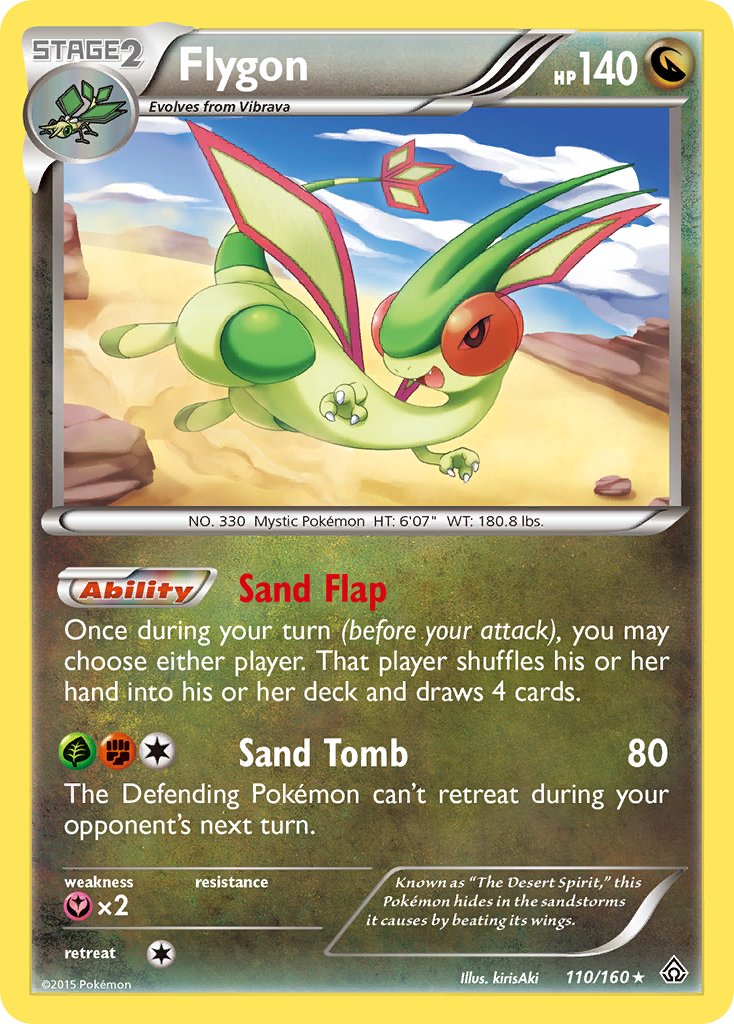 Flygon (110/160) (Cosmos Holo) (Blister Exclusive) [XY: Primal Clash] | L.A. Mood Comics and Games