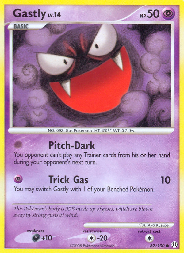 Gastly (62/100) [Diamond & Pearl: Stormfront] | L.A. Mood Comics and Games