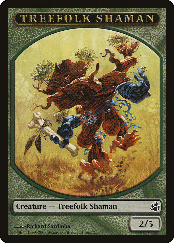 Treefolk Shaman Token [Morningtide Tokens] | L.A. Mood Comics and Games