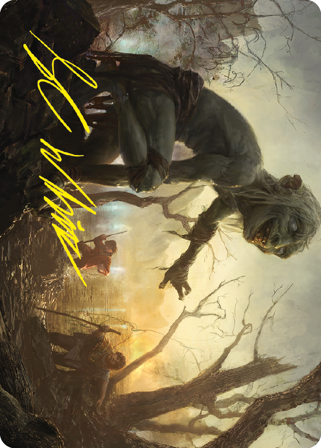 Smeagol, Helpful Guide Art Card (Gold-Stamped Signature) [The Lord of the Rings: Tales of Middle-earth Art Series] | L.A. Mood Comics and Games