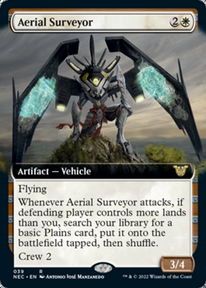 Aerial Surveyor (Extended Art) [Kamigawa: Neon Dynasty Commander] | L.A. Mood Comics and Games