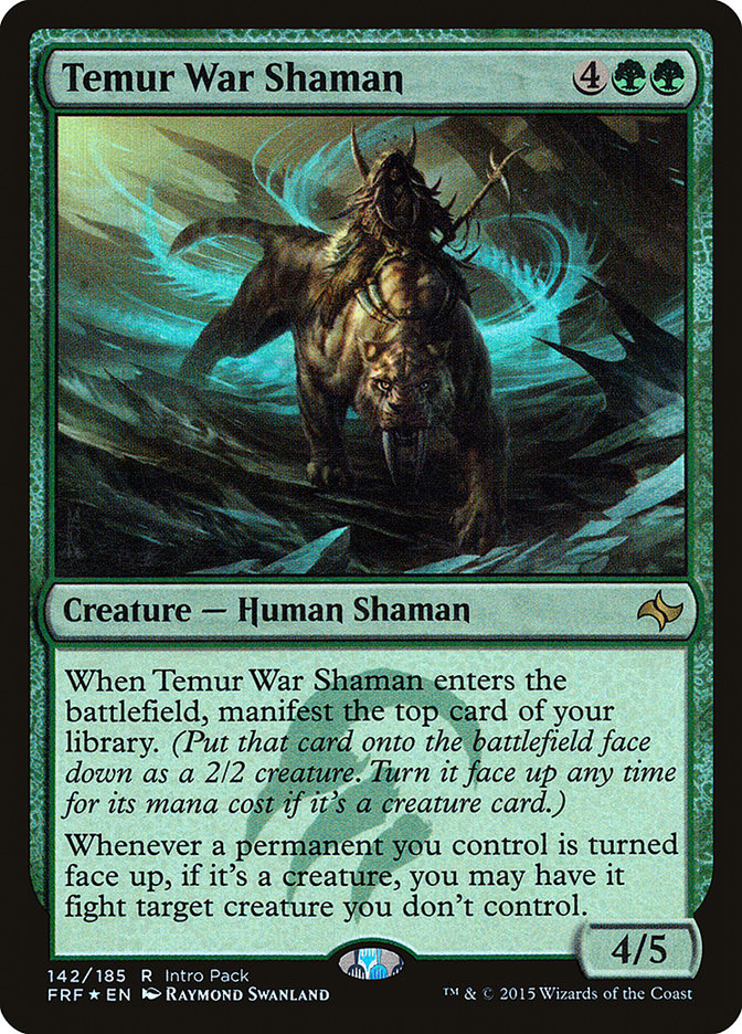 Temur War Shaman (Intro Pack) [Fate Reforged Promos] | L.A. Mood Comics and Games