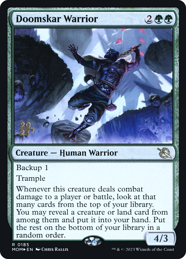 Doomskar Warrior [March of the Machine Prerelease Promos] | L.A. Mood Comics and Games