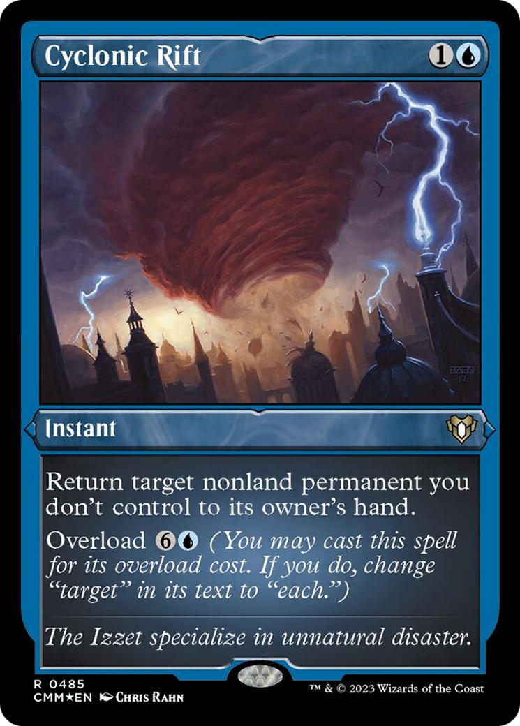 Cyclonic Rift (Foil Etched) [Commander Masters] | L.A. Mood Comics and Games