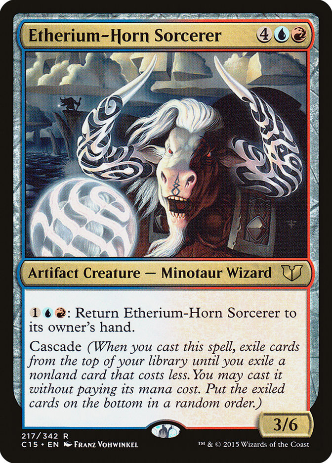 Etherium-Horn Sorcerer [Commander 2015] | L.A. Mood Comics and Games