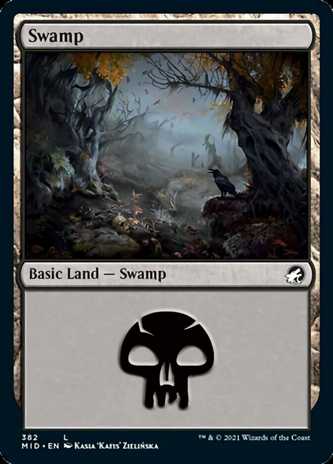 Swamp (382) [Innistrad: Midnight Hunt] | L.A. Mood Comics and Games