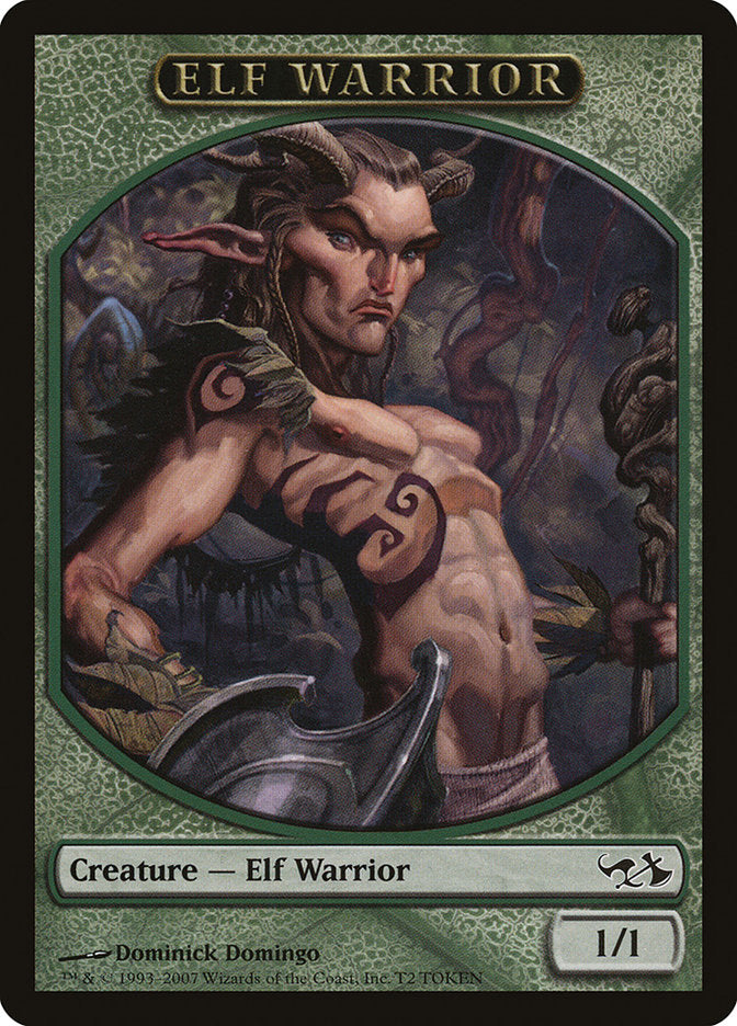 Elf Warrior Token [Duel Decks: Elves vs. Goblins Tokens] | L.A. Mood Comics and Games