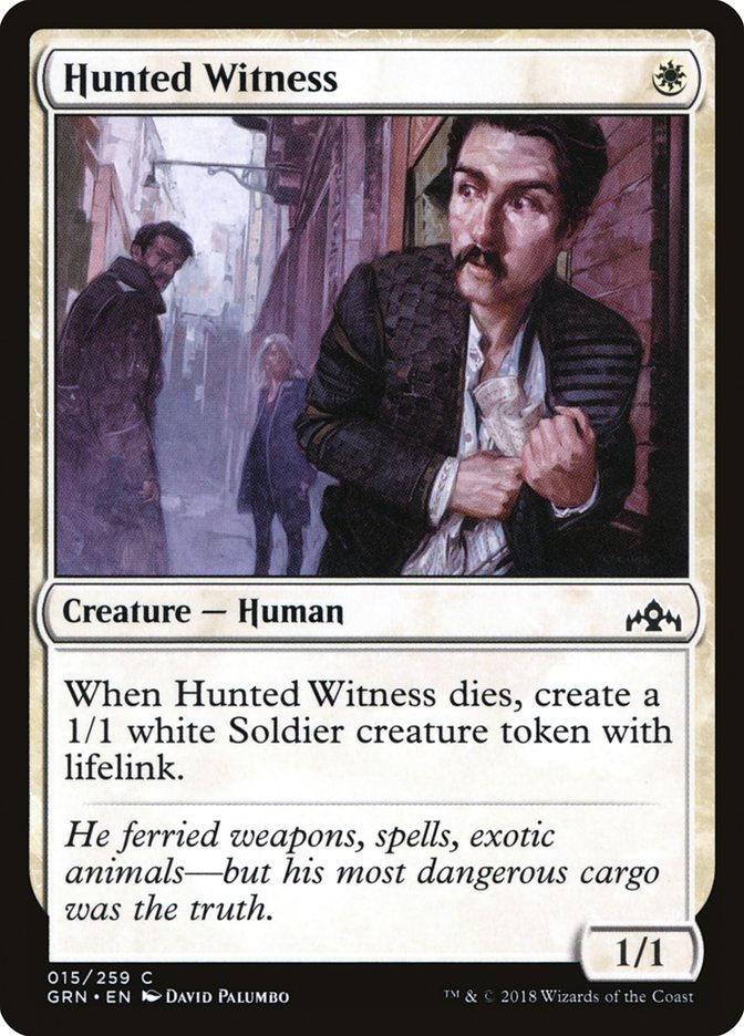 Hunted Witness [Guilds of Ravnica] | L.A. Mood Comics and Games