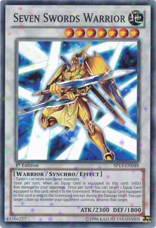 Seven Swords Warrior [SP13-EN048] Starfoil Rare | L.A. Mood Comics and Games