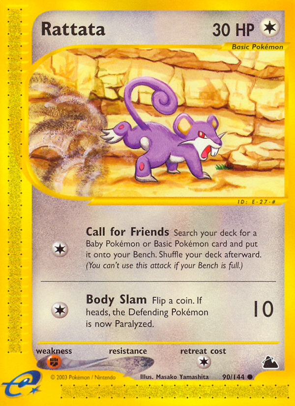 Rattata (90/144) [Skyridge] | L.A. Mood Comics and Games