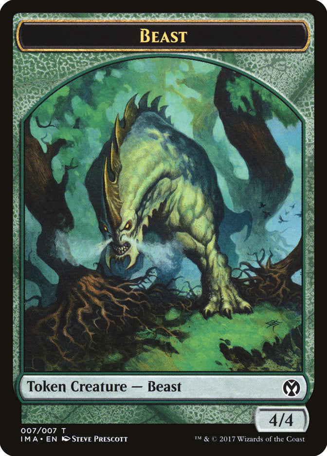 Beast Token [Iconic Masters Tokens] | L.A. Mood Comics and Games