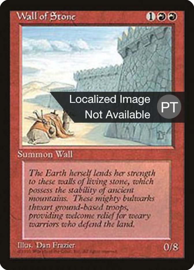 Wall of Stone [Fourth Edition (Foreign Black Border)] | L.A. Mood Comics and Games