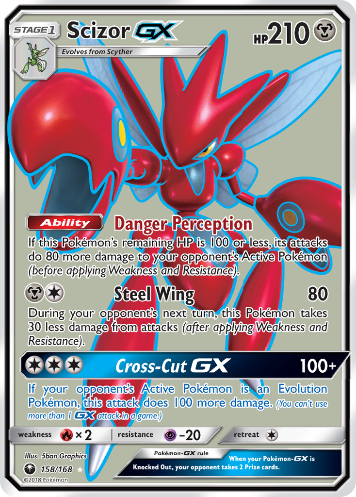Scizor GX (158/168) [Sun & Moon: Celestial Storm] | L.A. Mood Comics and Games