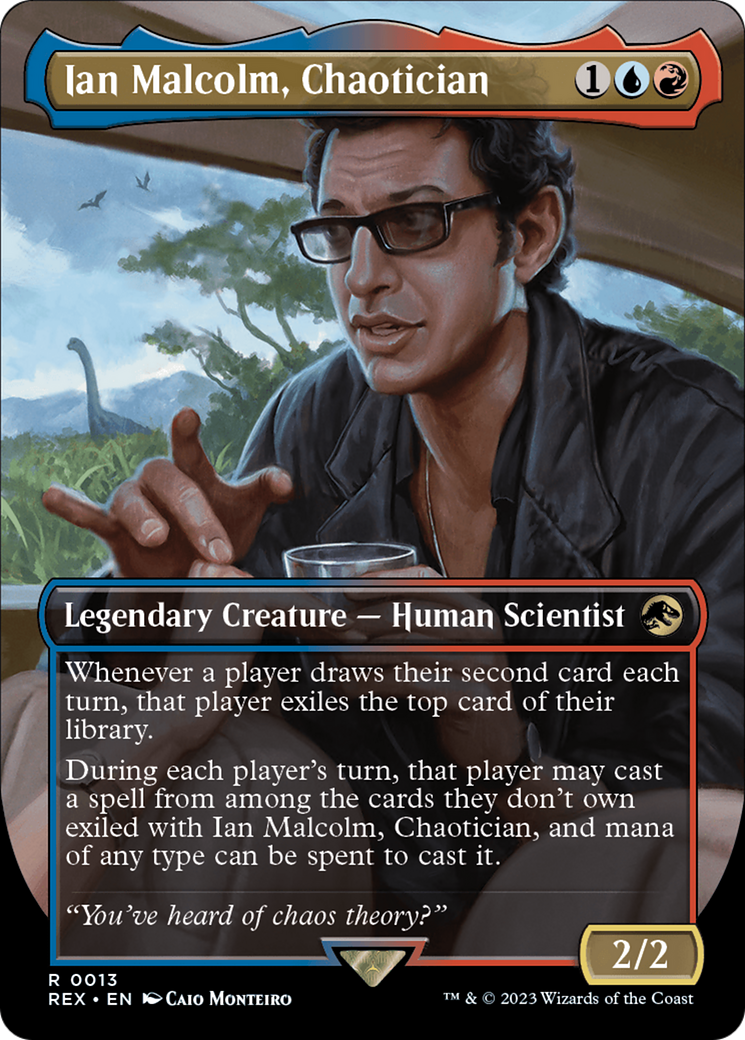 Ian Malcolm, Chaotician (Borderless) [Jurassic World Collection] | L.A. Mood Comics and Games