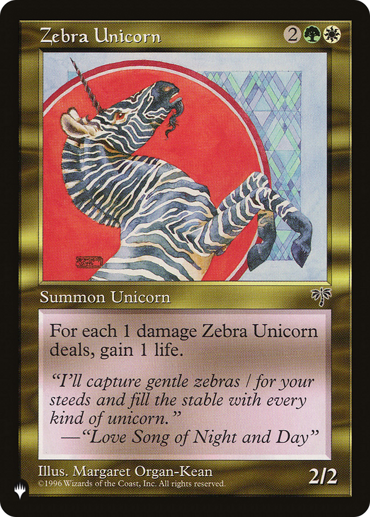 Zebra Unicorn [The List] | L.A. Mood Comics and Games