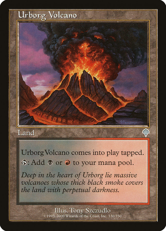 Urborg Volcano [Invasion] | L.A. Mood Comics and Games