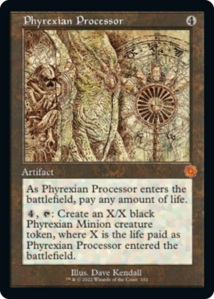 Phyrexian Processor (Retro Schematic) [The Brothers' War Retro Artifacts] | L.A. Mood Comics and Games