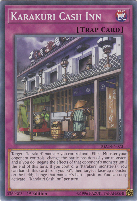 Karakuri Cash Inn [IGAS-EN073] Common | L.A. Mood Comics and Games