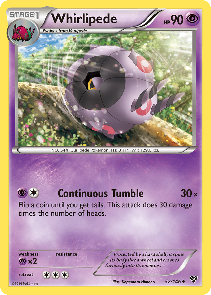 Whirlipede (52/146) [XY: Base Set] | L.A. Mood Comics and Games