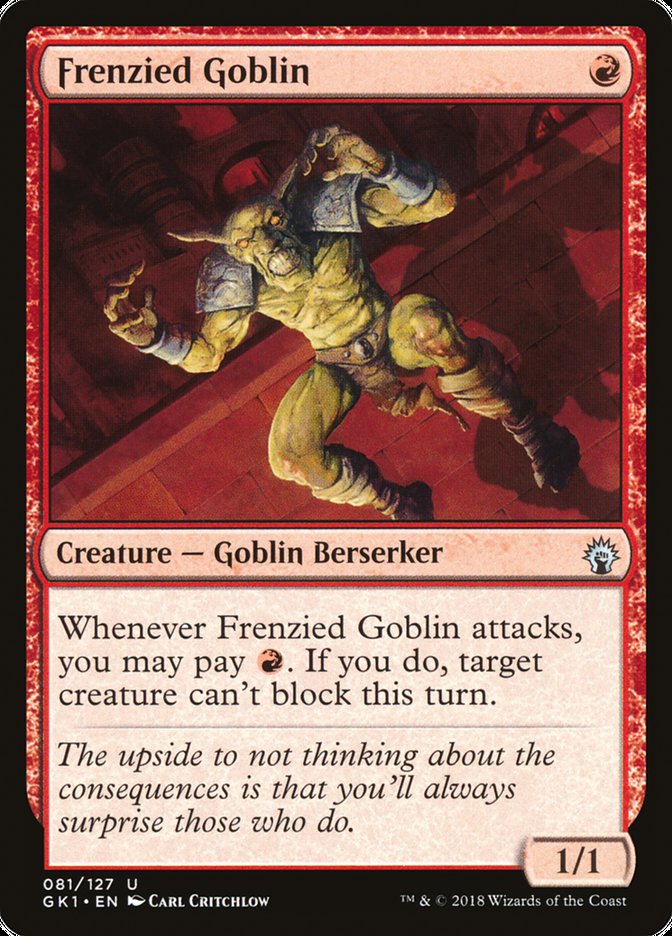 Frenzied Goblin [Guilds of Ravnica Guild Kit] | L.A. Mood Comics and Games