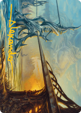 Razortide Bridge Art Card (Gold-Stamped Signature) [Modern Horizons 2 Art Series] | L.A. Mood Comics and Games