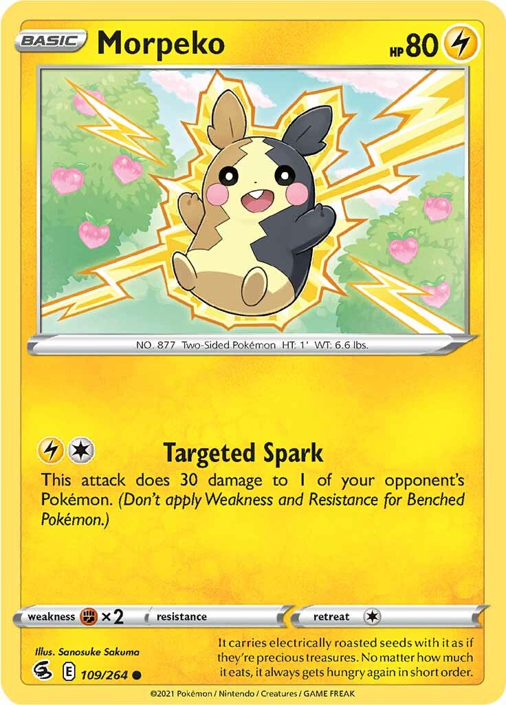 Morpeko (109/264) [Sword & Shield: Fusion Strike] | L.A. Mood Comics and Games