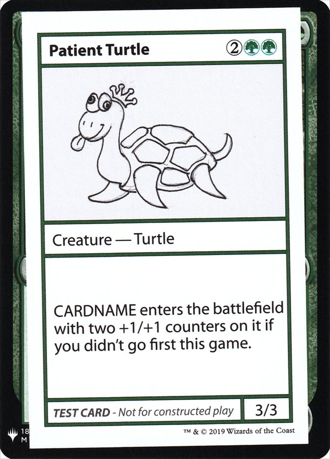 Patient Turtle [Mystery Booster Playtest Cards] | L.A. Mood Comics and Games