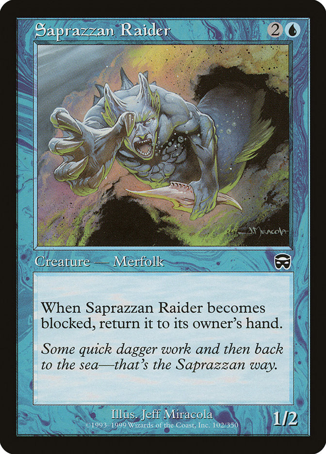 Saprazzan Raider [Mercadian Masques] | L.A. Mood Comics and Games