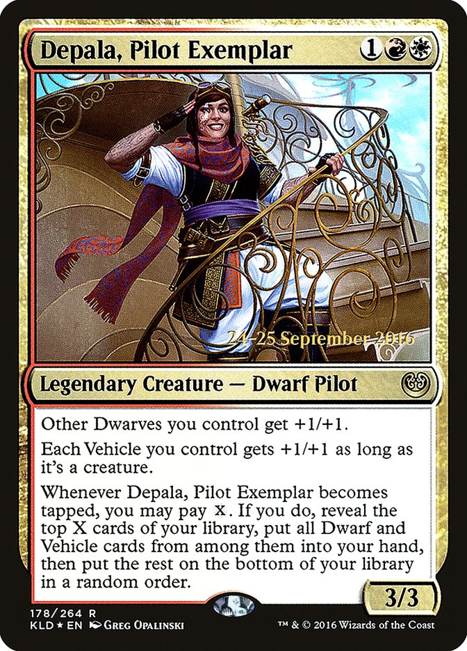 Depala, Pilot Exemplar [Kaladesh Prerelease Promos] | L.A. Mood Comics and Games