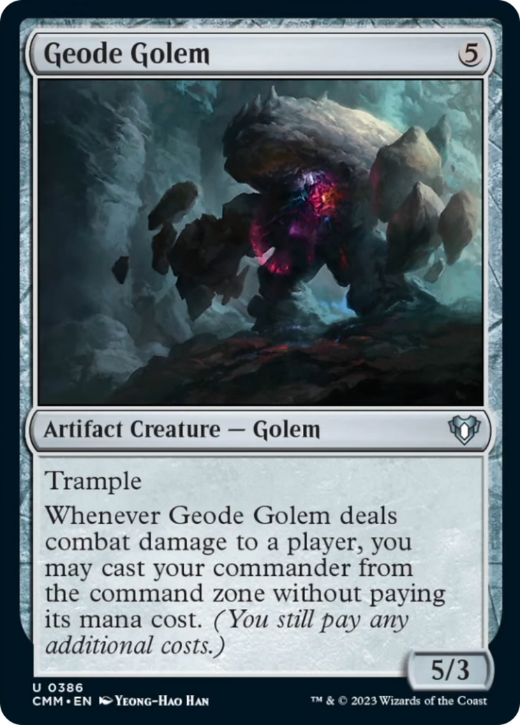 Geode Golem [Commander Masters] | L.A. Mood Comics and Games