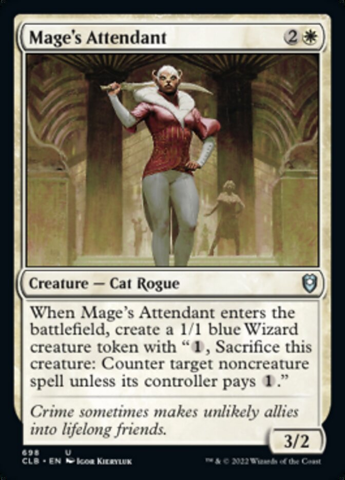 Mage's Attendant [Commander Legends: Battle for Baldur's Gate] | L.A. Mood Comics and Games