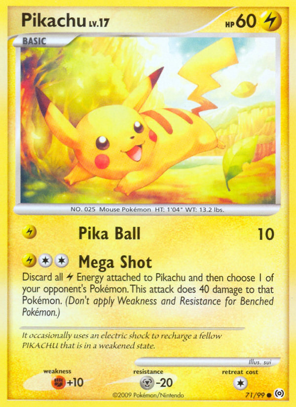 Pikachu (71/99) [Platinum: Arceus] | L.A. Mood Comics and Games