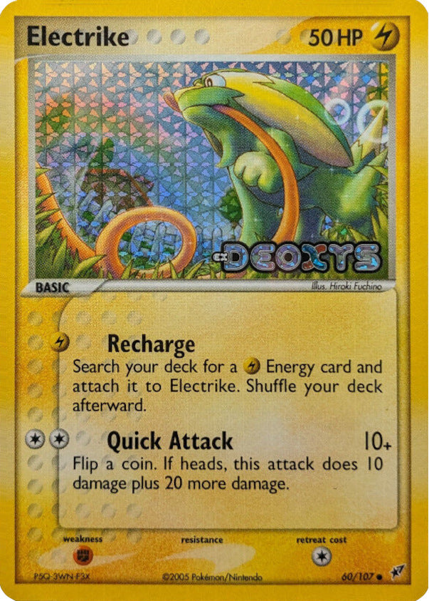 Electrike (60/107) (Stamped) [EX: Deoxys] | L.A. Mood Comics and Games