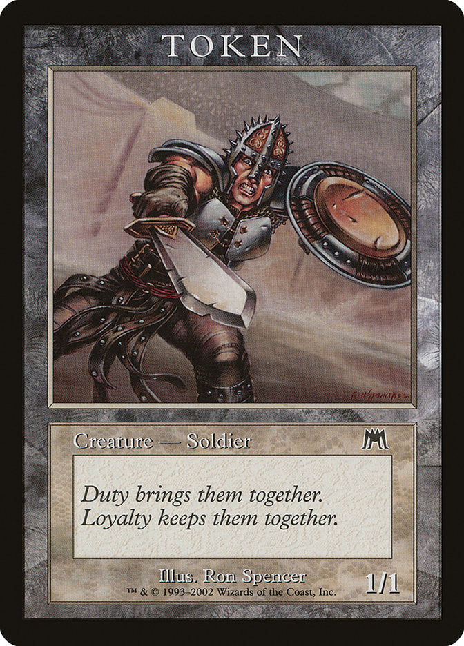 Soldier Token [Magic Player Rewards 2002] | L.A. Mood Comics and Games